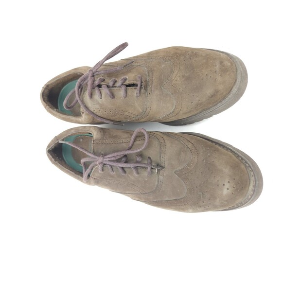 FRYE MEDFORD Men\'s Brown Leather Nubuck Wing Tip Oxfords 84220 Size US 10 M main image 10